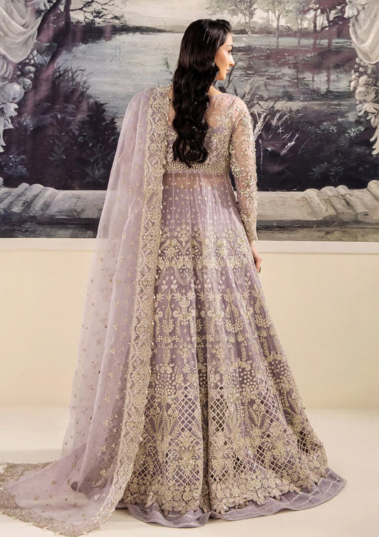 Luxury Lavender Bridal Wedding Lehenga Choli