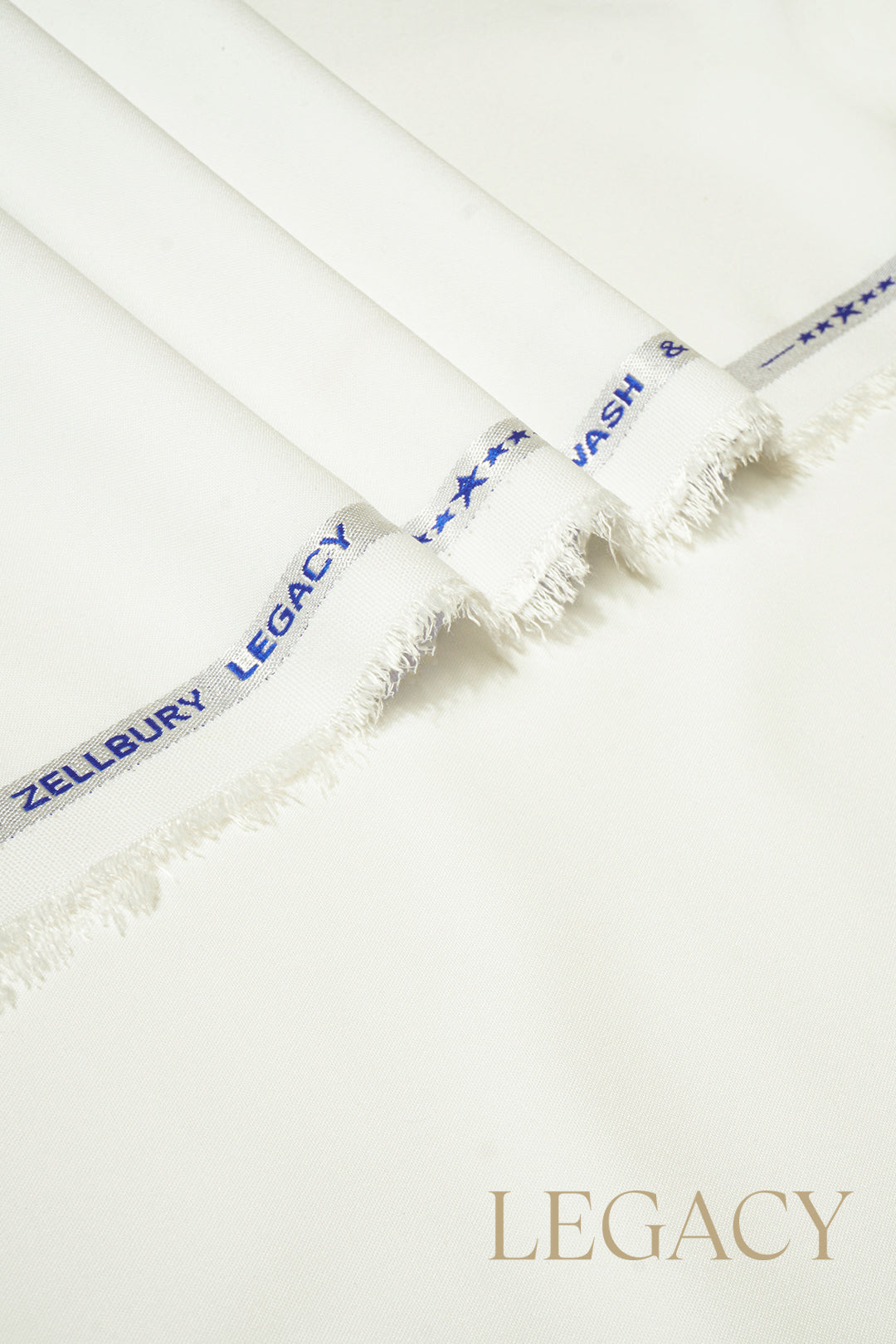 Legacy Premium Unstitched Men's Fabric – Off White