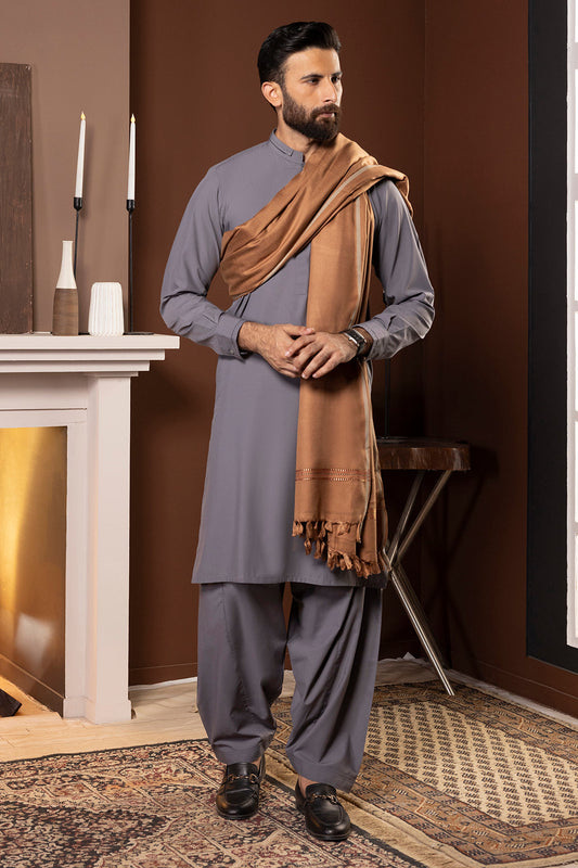 Premium Camel Brown Winter Shawl for Men